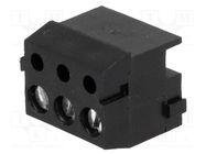 Pluggable terminal block; Contacts ph: 3.5mm; ways: 3; angled 90° DEGSON ELECTRONICS