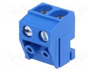 Pluggable terminal block; Contacts ph: 5mm; ways: 2; angled 90° DEGSON ELECTRONICS