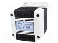 Transformer: mains; 250VA; 230VAC,400VAC,460VAC; 24V; 48V; IP20 DF ELECTRIC