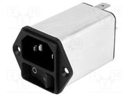 Connector: AC supply; socket; male; 10A; 250VAC; IEC 60320; C14 (E) SCHURTER