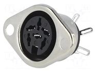 Connector: DIN; socket; female; PIN: 6; 240°; straight; soldering CHANGZHOU DAHUA IMP AND EXP (GROUP) CO
