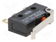 Microswitch SNAP ACTION; 0.1A/125VAC; 0.1A/30VDC; SPDT; ON-(ON) OMRON Electronic Components