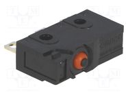 Microswitch SNAP ACTION; 0.1A/125VAC; 0.1A/30VDC; without lever OMRON Electronic Components