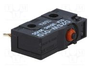 Microswitch SNAP ACTION; 0.1A/125VAC; 0.1A/30VDC; without lever OMRON Electronic Components