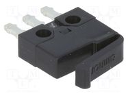 Microswitch SNAP ACTION; 0.5A/30VDC; SPDT; ON-(ON); Pos: 2; D2MQ OMRON Electronic Components