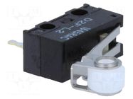 Microswitch SNAP ACTION; 3A/125VAC; 2A/30VDC; SPDT; ON-(ON); D2F OMRON Electronic Components