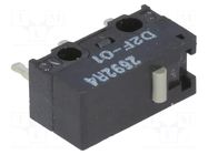 Microswitch SNAP ACTION; 0.1A/30VDC; without lever; SPDT; Pos: 2 OMRON Electronic Components