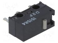 Microswitch SNAP ACTION; 3A/125VAC; 2A/30VDC; without lever OMRON Electronic Components