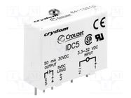 Relay: solid state; Ucntrl: 5÷28VDC; 50mA; max.60VDC; IDC5 CROUZET