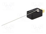 Microswitch SNAP ACTION; 5A/250VAC; with lever; SPDT; ON-(ON) CROUZET