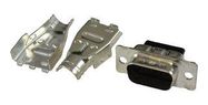 D SUB HOUSING, PLUG, DE SZ, 15POS