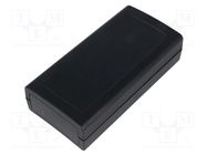 Enclosure: with panel; X: 60mm; Y: 120mm; Z: 31mm; ABS; black; IP54 KRADEX