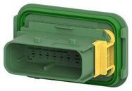 AUTOMOTIVE HOUSING, PLUG, 16POS, GREEN