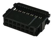 IDC CONN, RCPT, 14POS, 2ROW, 2.54MM