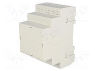 Enclosure: for DIN rail mounting; Y: 90mm; X: 52mm; Z: 65mm; ABS KRADEX