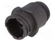 Connector: circular; plug; male; PIN: 9; w/o contacts; CPC Series 1 TE Connectivity