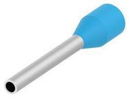 TERMINAL, WIRE FERRULE, 23AWG, BLUE