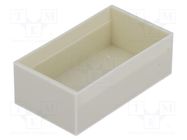 Enclosure: designed for potting; X: 33mm; Y: 58mm; Z: 19.7mm; ABS COMBIPLAST