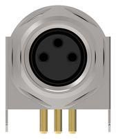 SENSOR CONNECTOR, M8, R/A RCPT, 3POS