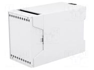 Enclosure: for DIN rail mounting; Y: 109mm; X: 55mm; Z: 75mm; ABS BOPLA