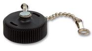 SEALING CAP W/CHAIN, CONN, THERMOPLASTIC