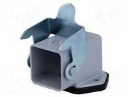 Enclosure for connectors: HDC; size 21.21; for panel mounting ILME