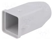 Enclosure for connectors: HDC; size 21.21; for cable; for latch ILME