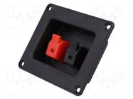 Connector: loudspeaker; terminal; mono; for panel mounting 