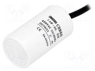 Capacitor: polypropylene; motors, run; 3uF; 450V; Ø35x60mm; ±5% SR PASSIVES