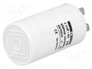 Capacitor: polypropylene; motors, run; 4.5uF; 450V; Ø35x60mm; ±5% SR PASSIVES