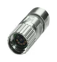 CIRCULAR CONN, PLUG, 8POS, CRIMP