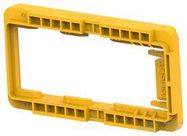 MOUNTING CLIP, YELLOW, PBT GF