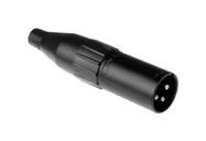 XLR CONNECTOR, PLUG, 3POS, CABLE