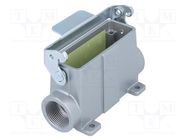 Enclosure: for HDC connectors; C146,heavy|mate; size A16; M25 AMPHENOL