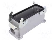 Enclosure for connectors: HDC; size E24; with double latch; M25 AMPHENOL