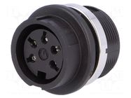 Connector: DIN; socket; female; C091B; PIN: 5; 240°; soldering; 300V AMPHENOL