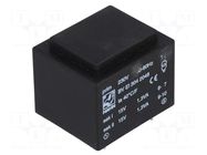 Transformer: encapsulated; 2.6VA; 230VAC; 15V; 15V; 87mA; 87mA; PCB HAHN