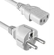POWER CORD, CEE 7/7 PLUG-IEC C13, 3M