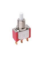 PB SWITCH, SPDT, 0.4VA, 20V, THT