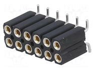 Connector: pin strips; socket; female; PIN: 12; BL 16 SMD; 3A; 150V FISCHER ELEKTRONIK
