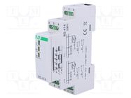 Relay: installation; bistable,impulse; DPDT; 8A; -25÷50°C; IP20 F&F