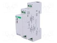Relay: installation; bistable,impulse; SPDT; 16A; -25÷50°C; IP20 F&F