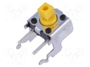 Microswitch TACT; SPST-NO; Pos: 2; 0.05A/24VDC; THT; none; 1.47N OMRON Electronic Components