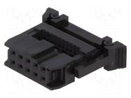 Connector: IDC; plug; female; PIN: 10; IDC; for ribbon cable; 2.54mm NINIGI