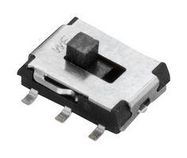 SLIDE SWITCH, DPDT, 0.3A, 6VDC, SMD