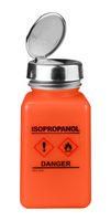 DISPENSER, PUMP BOTTLE, ORANGE, 6 OZ