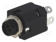 Connector: Jack 6,3mm; socket; female; stereo; ways: 3; straight AMPHENOL