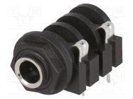 Connector: Jack 6,3mm; socket; female; mono; ways: 2; angled 90° AMPHENOL