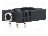 Connector: Jack 3,5mm; socket; female; ways: 2; angled 90°; THT AMPHENOL