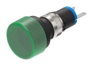 LED PANEL INDICATOR, GREEN, 8MM, 3.2VDC